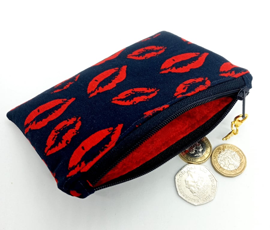 Red lips coin purse 034LF