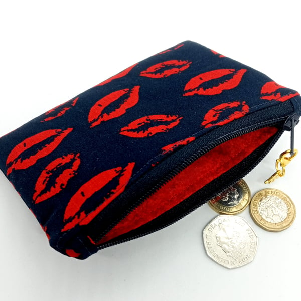 Red lips coin purse 034LF