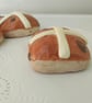 Handcrafted Fake Hot Cross Bun Decorative Easter Spring Decor
