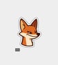 Funny Vinyl Sticker For Adults - Cute Crafty Fox
