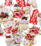 Afternoon Tea die cuts, collage pieces, card toppers, junk journal supplies - Image 2