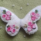 Handmade Felt Butterfly Brooch