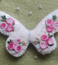 Handmade Felt Butterfly Brooch