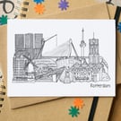 Rotterdam Skyline Greetings Card