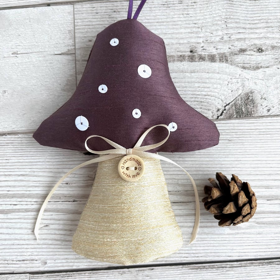 Purple Mushroom Hanging Decoration