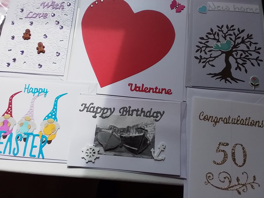 Pack of occasion cards. Cards for various occasions. Birthday cards, etc.
