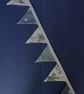 Green and grey mini (dresser) bunting  - Image 3