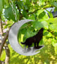 Wolf Suncatcher Hanging Ornament
