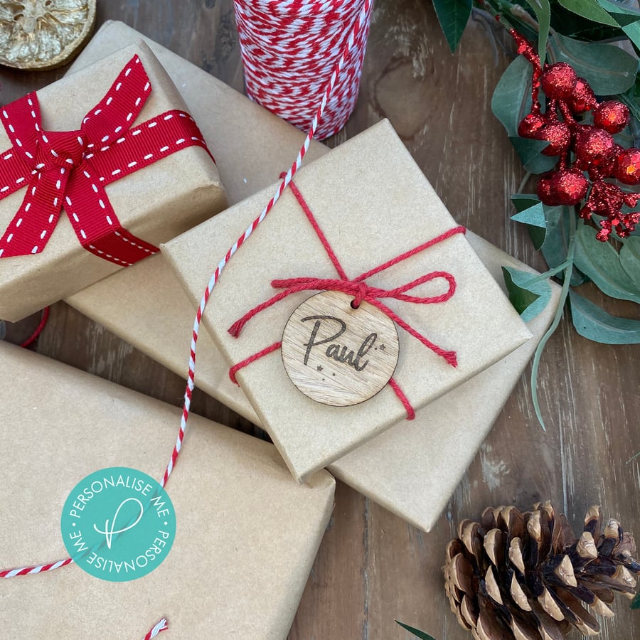 Personalised Christmas Gift Tags - Personalised Present Tags Gift Tags