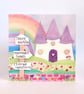Fairy Castle - printed greetings card  - Image 2