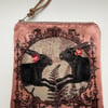 Velvet hare coin purse