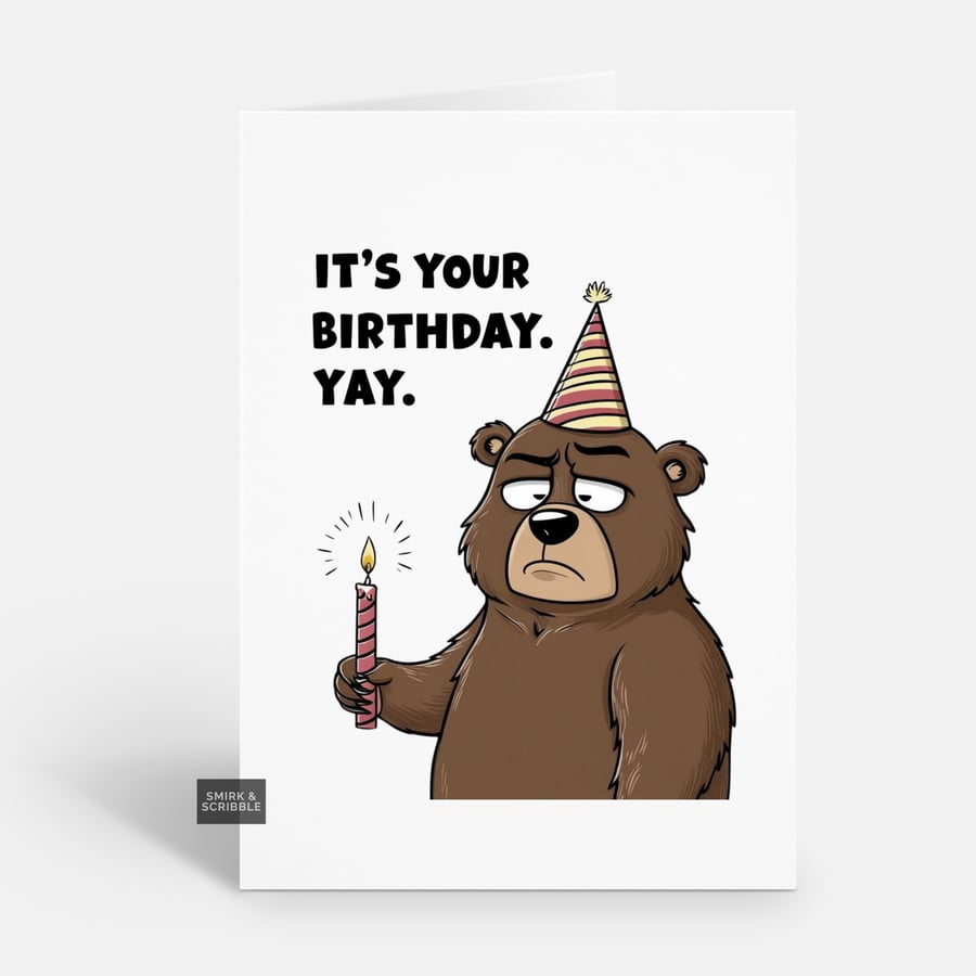 Unique Funny Birthday Card For Him Or Her 