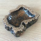 Epoxy Resin Black Bronze & Gold Resin Trinket Dish 