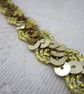 Gold Sequin Glitter Ricrac - Image 1