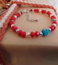 Handmade bracelet made using pre-loved beads. - Image 2