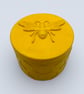 Perfectly Imperfect Yellow Bee Design Jewellery Box with Honeycomb Pattern