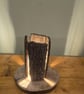 Rustic handcrafted Tree Bark Table Bedside Lamp - Image 2