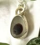 Rare Seaham Deep Purple 'Bullseye' Sea Glass & Sterling Silver Necklace (Free UK - Image 5