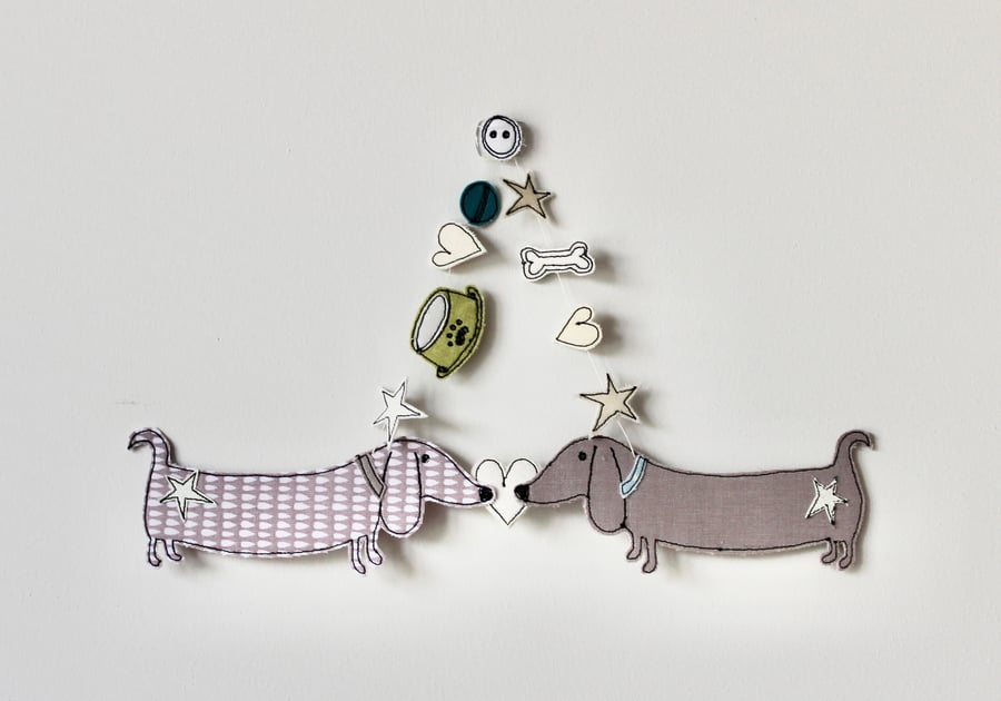 Special Order for L.S.- Dachshund Hanging Decoration