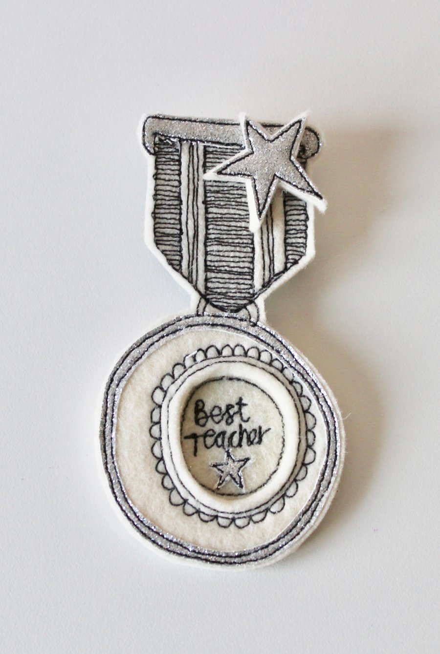 'Best Teacher' - Reward Brooch