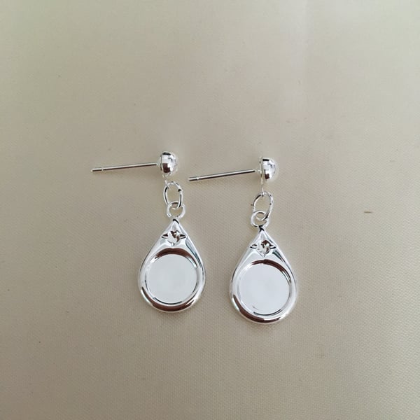 Raindrop Earring Setting - E15