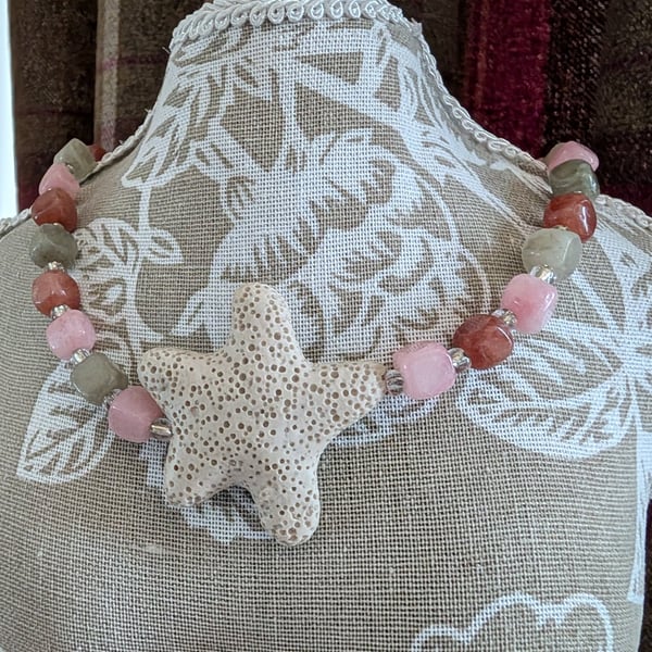 "Autumn Beach Walks" Necklace 