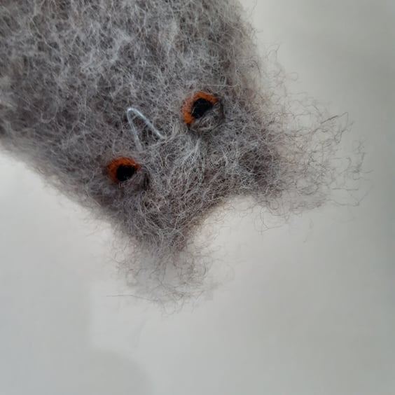 Hootie Babbie! Needle felted Baby Owl ornament MADE TO ORDER