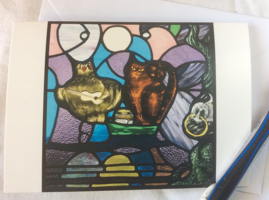 Card - The Owl and the Pussycat