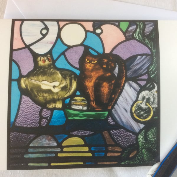 Card - The Owl and the Pussycat