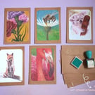 2-in-1 Art Cards & Detachable Postcard - Nature Collection