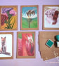 2-in-1 Art Cards & Detachable Postcard - Nature Collection