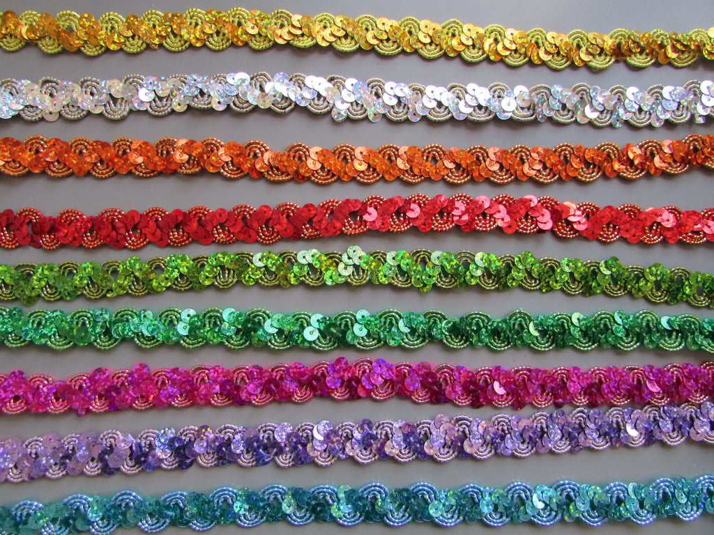 Ric Rac Hologram Sequin 1.5cm Braid Trim Sold By The Metre