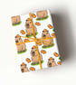 Cute Capybara wrapping paper - Image 2