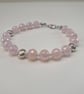 Light Pink Rose bracelet - Image 6