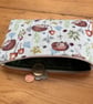 Hedgehog Print Quilted Fabric Organiser Pouch - Image 6
