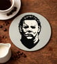 Michael Myers Horror Coaster   Halloween Inspired Drinks Coaster. Handmade Gift - Image 2