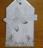 Best Wishes Just For You Card - Floral Pocket & Tag  - Image 8