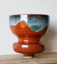 Red and Blue Collared Vessel - Image 1