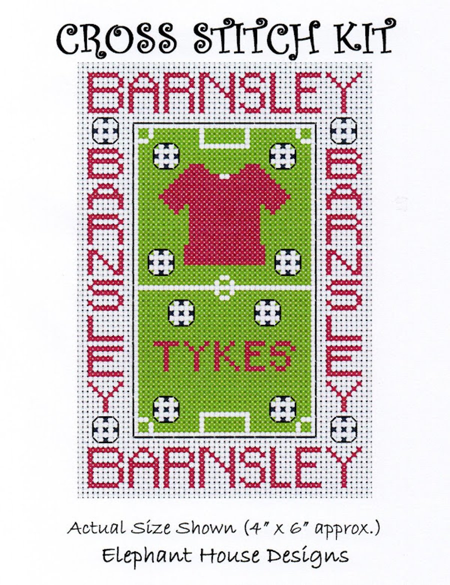 Barnsley Cross Stitch Kit Size 4" x 6"  Full Kit