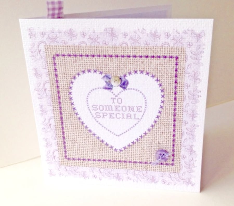 SALE Greeting Card,Someone Special Card,Can Be Personalised.