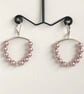 Pearl Hoop Pearl Earrings  - Image 1