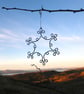 Silver & Blue Snowflake Christmas Decorations - Image 5