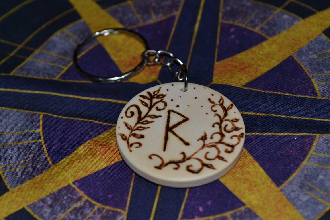 Custom Rune Keyrings: Hand-Burned & Full of Meaning
