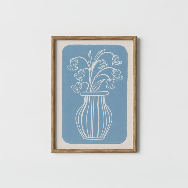 Bluebells Art Print