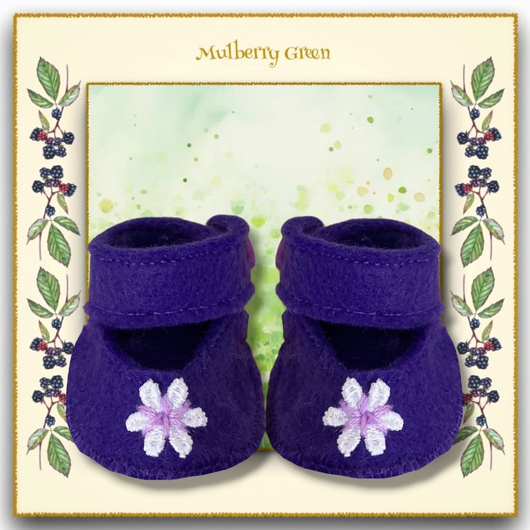 Purple Daisy Shoes