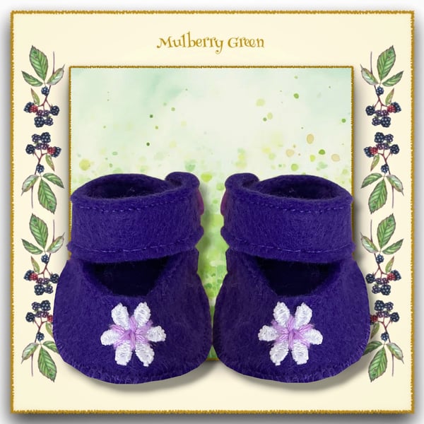 Purple Daisy Shoes