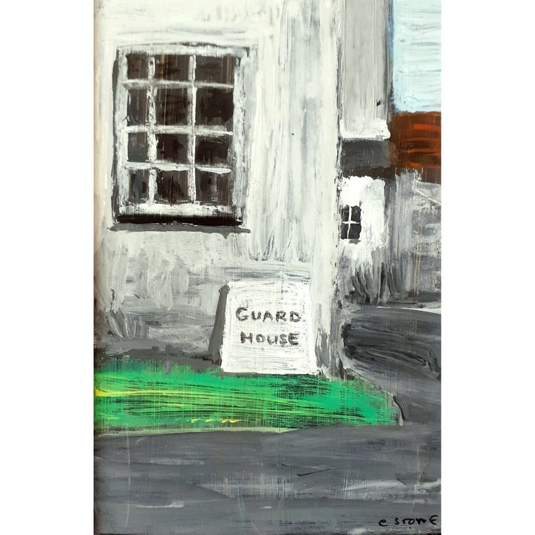 Maker Heights  The Guard House Acrylic Painting on Photographic Paper