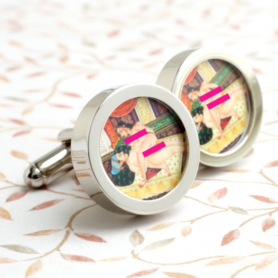  Kama Sutra Cufflinks Girl on Top