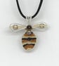 Bee Pendant, Silver Plated - Image 5