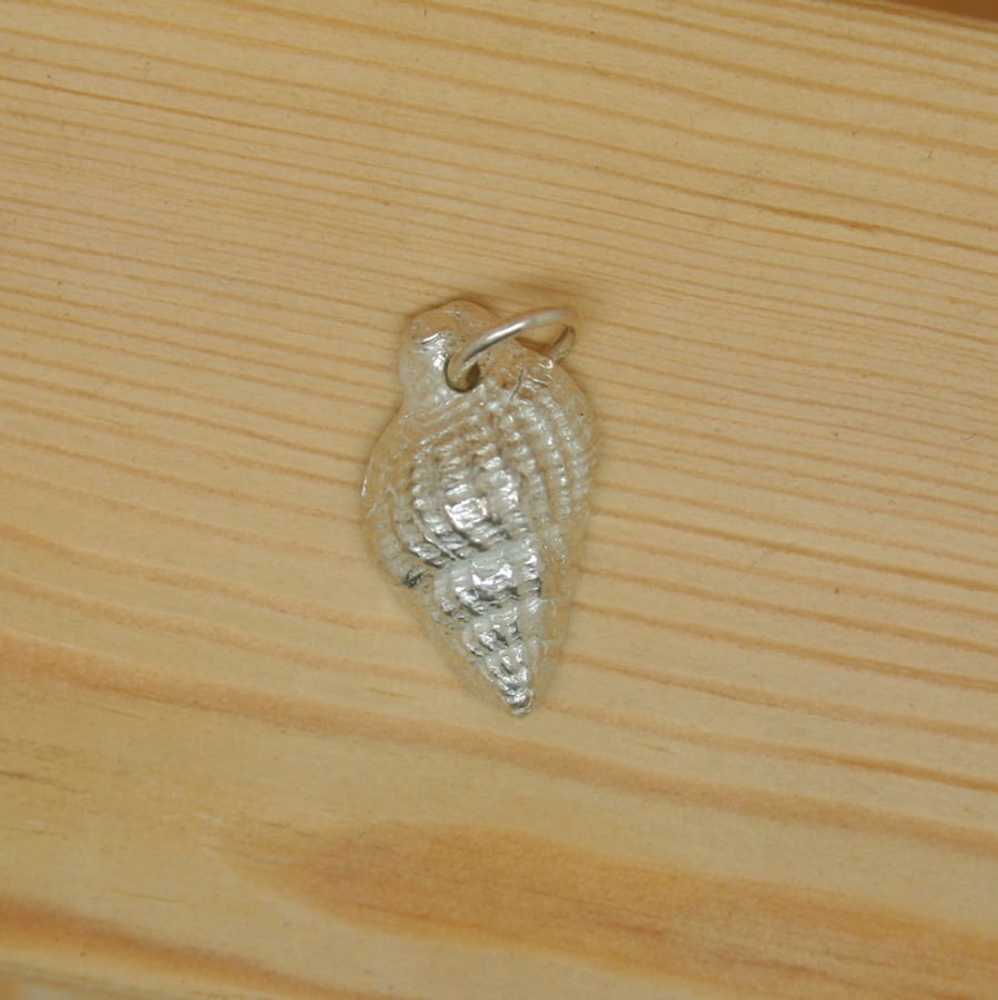 Fine Silver Sea Shell Pendant